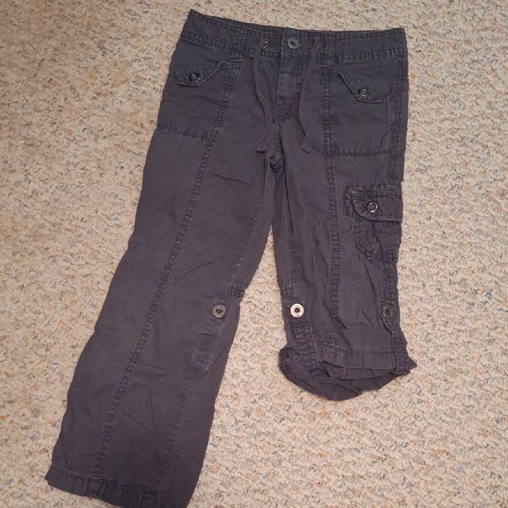 Route 66 Kids Charcoal Cargo Pants